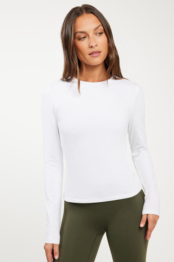 Stylerunner Dynamic Long Sleeve Tee Bright White