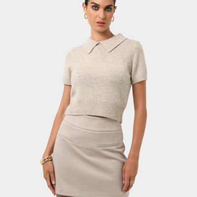 FORCAST Lara A-line Mini Skirt