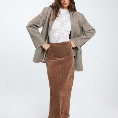 Ode Hill Tailored Blazer Houndstooth