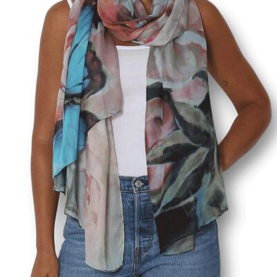 THE ARTISTS LABEL CAMOUFLAGE FOX SCARF