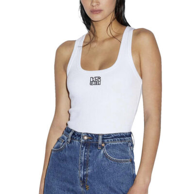 Ksubi Stacked Origin Tank White