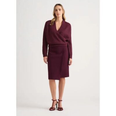 David Lawrence Galahad Felted Wool Skirt