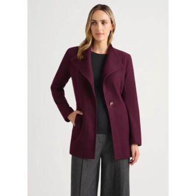 David Lawrence Luisa Felted Wool Coat