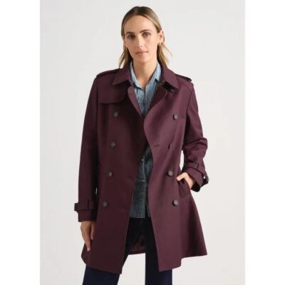 David Lawrence Eda Trench Coat