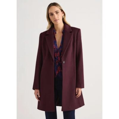 David Lawrence Delfina Cashmere Blend Coat