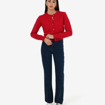 FORCAST Alina Button Cardigan