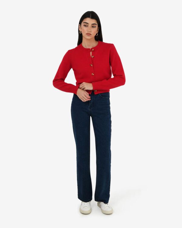 FORCAST Alina Button Cardigan