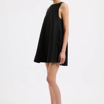 Nude Lucy Nemi Linen Dress Linen Black