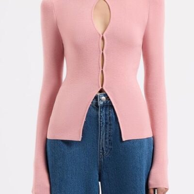 Nude Lucy Simone Knit Top Pink