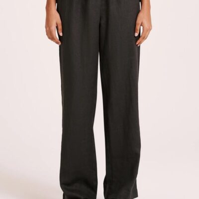 Nude Lucy Lounge Linen Pant Linen Grey