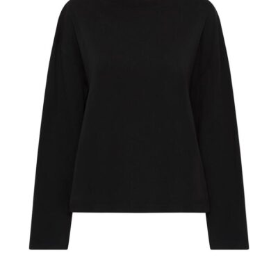 Nude Lucy Organic Ls Tee Cotton Black