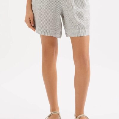 Nude Lucy Lounge Heritage Stripe Linen Short Linen Stripes