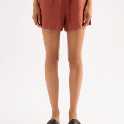 Nude Lucy Lounge Linen Short Linen Orange