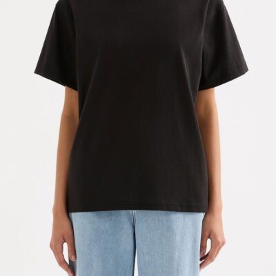 Nude Lucy Organic Boyfriend Tee Cotton Black
