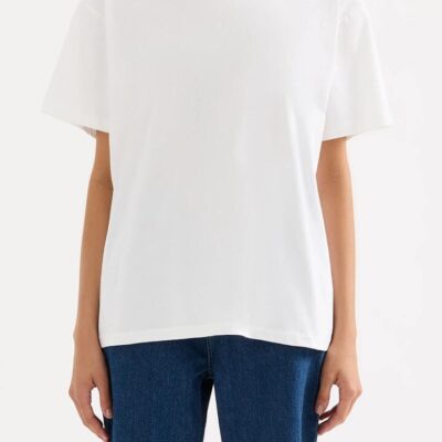 Nude Lucy Organic Boyfriend Tee Cotton White