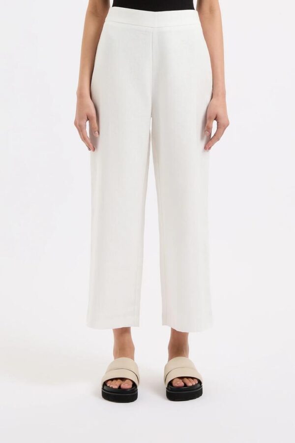 Nude Lucy Womens Thilda Linen Culotte Linen White Size L