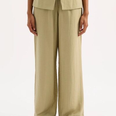 Nude Lucy Nia Pant Linen Green