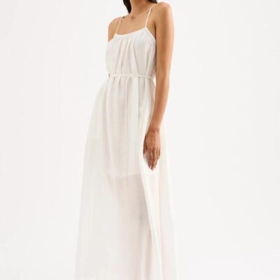 Nude Lucy Ziki Maxi Dress White