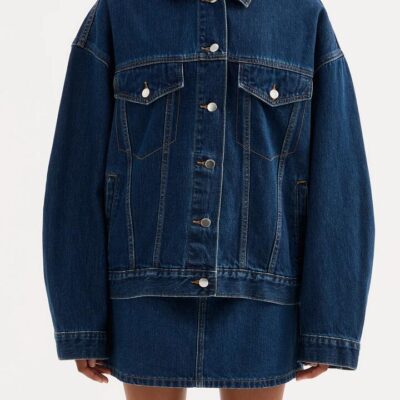 Nude Lucy Sia Denim Jacket Denim Blue
