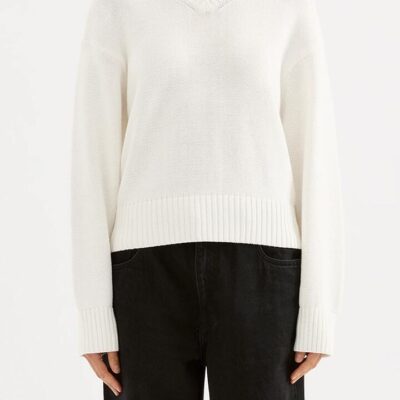 Nude Lucy Tara Knit Cotton White