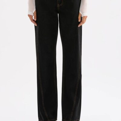 Nude Lucy Womens Inaya Denim Jean Denim Black Size 32