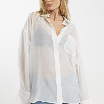 Ksubi Labels Astra Long Sleeve Shirt White