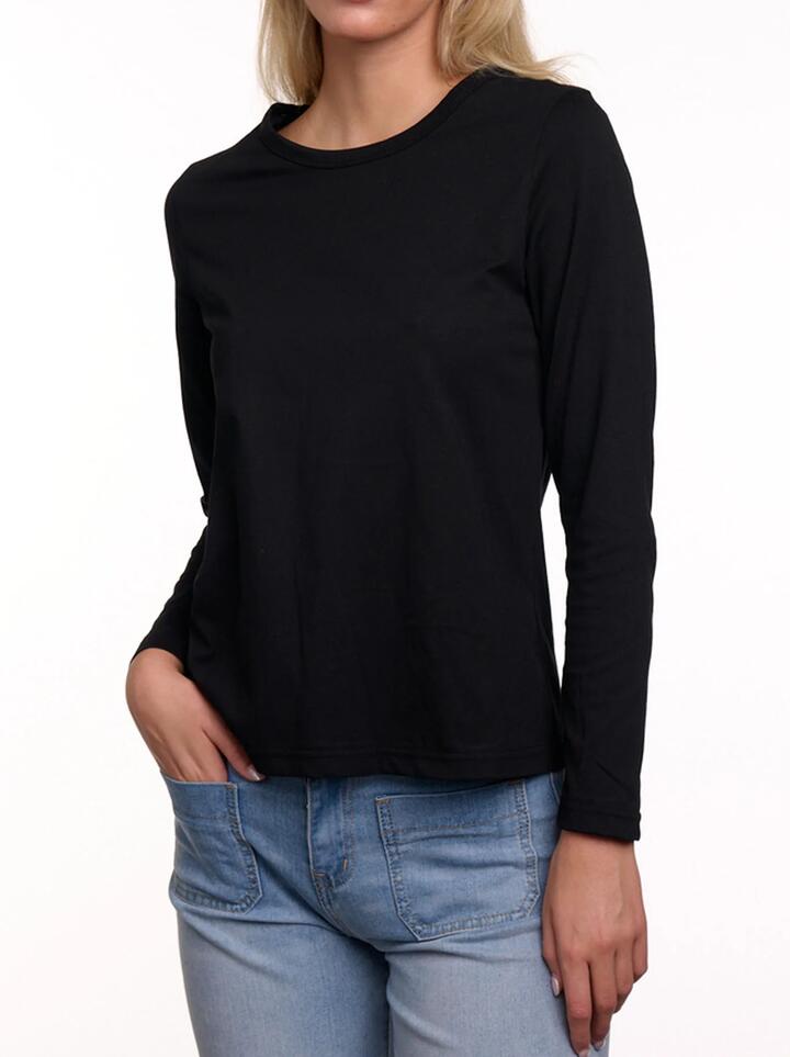 BASIC 123 LONG SLEEVE CREW NECK - Miss Nelly