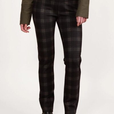 VASSALLI SLIM LEG PRINTED PONTE PANT