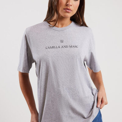 Camilla And Marc Grayson Tee Grey Marl