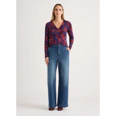David Lawrence Sue Wide Leg Jean