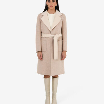 FORCAST Camille Wool Tie Coat