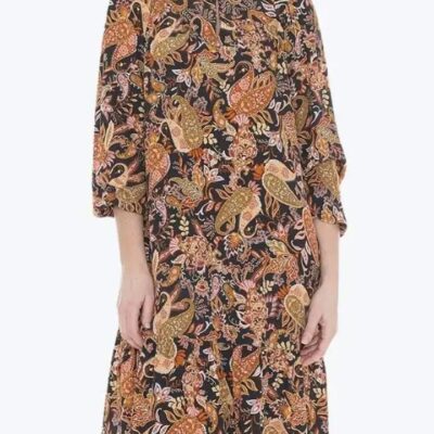 JUMP FOLKLORE PAISLEY DRESS