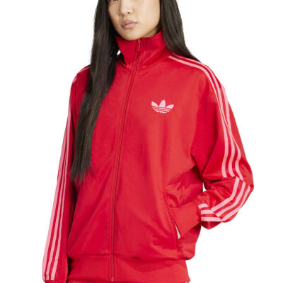 Adidas Firebird Adicolor Classic Loose Tracktop Better Scarlet/Lucid Pink