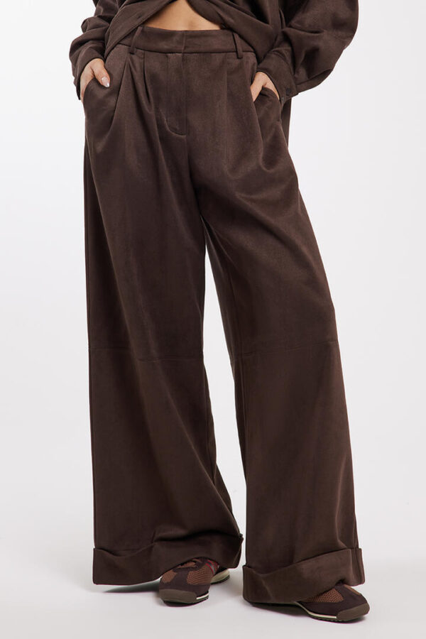Ode Lennon Suede Pants Cacao