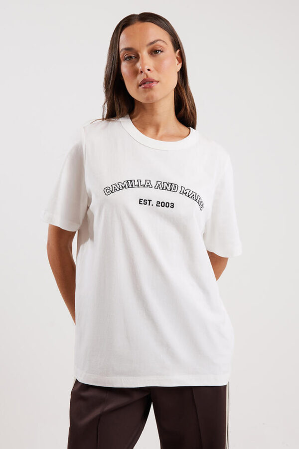 Camilla And Marc Odessa Graphic Tee White