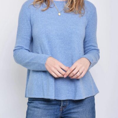 JAMES MELBOURNE CASHMERE SWING SWEATER