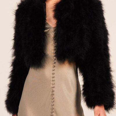 BÜBISH MANHATTAN FEATHER CROP JACKET