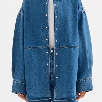 Nude Lucy Otis Organic Denim Jacket Denim Blue