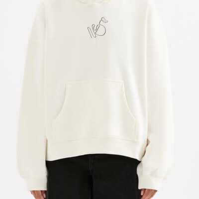 Nude Lucy Nude Signature Hoodie White