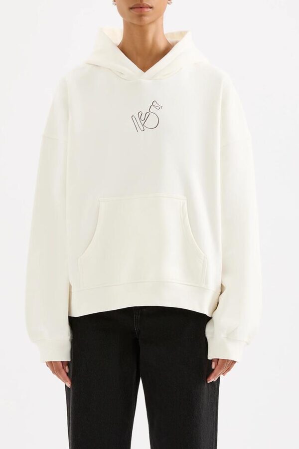 Nude Lucy Nude Signature Hoodie White