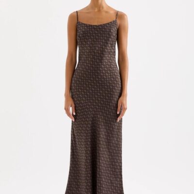 Nude Lucy Yasmeen Slip Maxi Dress Print