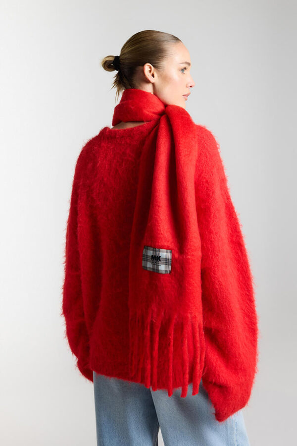 Stylerunner MK x SR Ali Scarf Scarlet