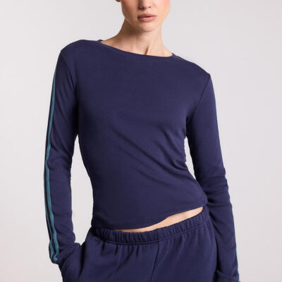 Stylerunner MK x SR Perry Crew Neck Long Sleeve Tee Inkling