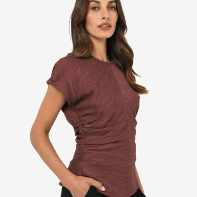 FORCAST Pricilla Draped Top