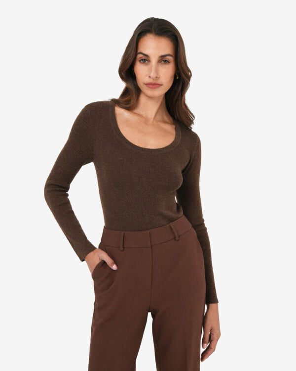FORCAST Samira Scoop Neck Knit