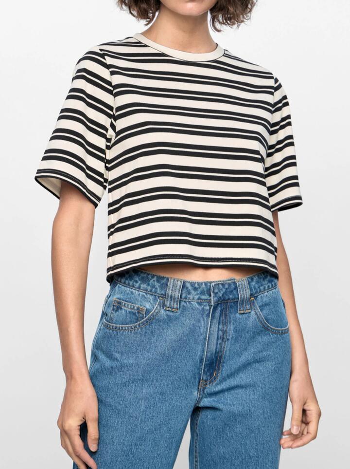 STAPLE THE LABEL ELARA CROP TEE - Miss Nelly