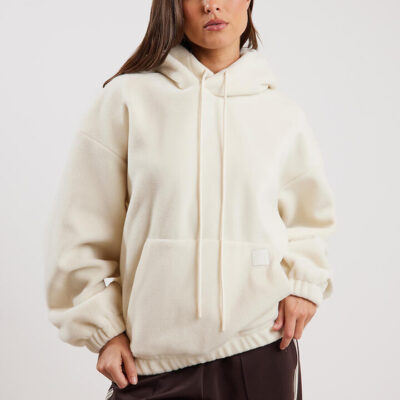 Camilla And Marc Gemma Polar Fleece Hoodie Cream