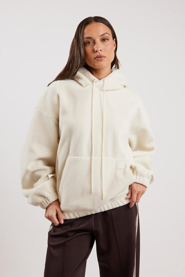 Camilla And Marc Gemma Polar Fleece Hoodie Cream