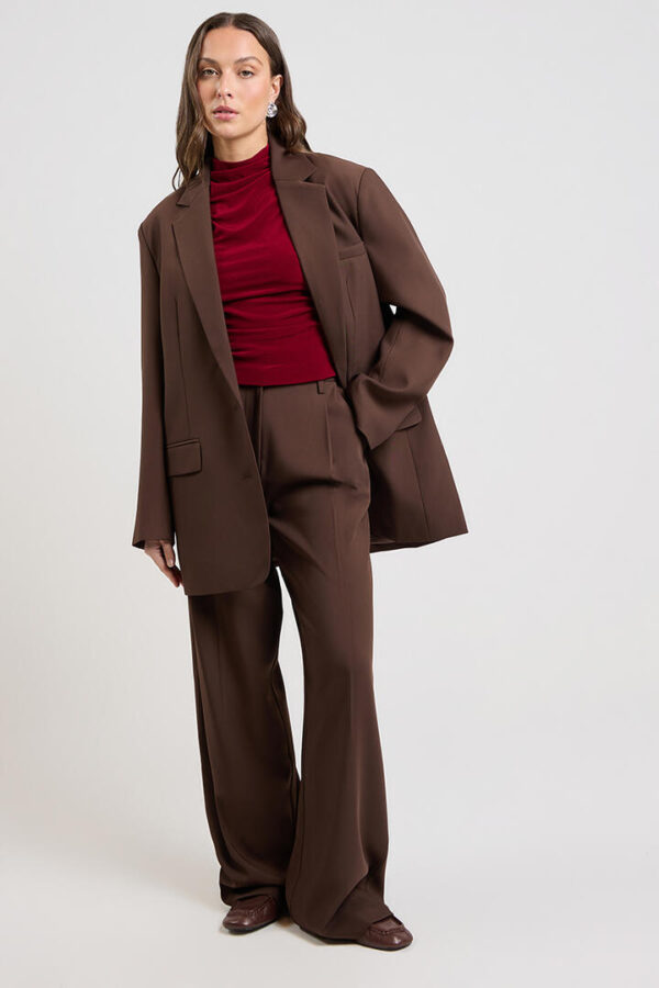 Ode Gal Tailored Blazer Walnut