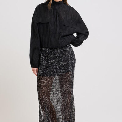 Ode Heli Bias Skirt Polka Dot